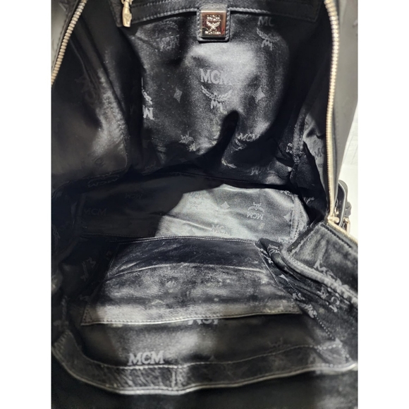 MCM Honshu Tantris Studded Backpack Black - Picture 16 of 16